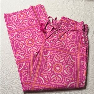 Vineyard Vines Pink Cotton Beach Pants. NWOT. Small. Elastic Waist.